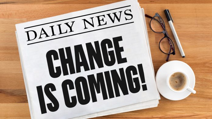 change is coming