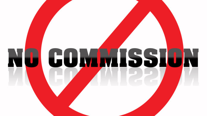 no commission