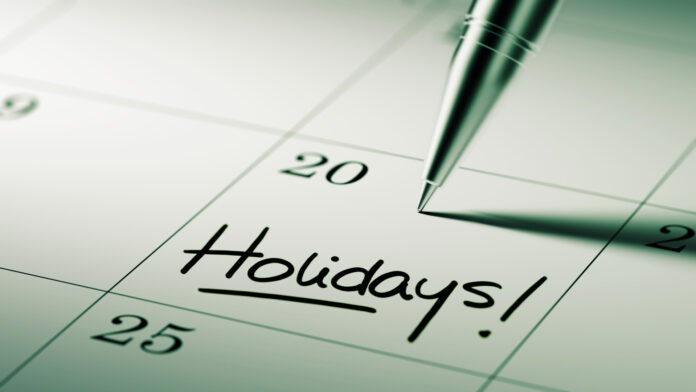 holiday calendar