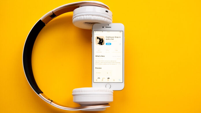 Tonbridge,,Uk,-,27.02.2021:,Clubhouse,App,On,The,Iphone,Screen