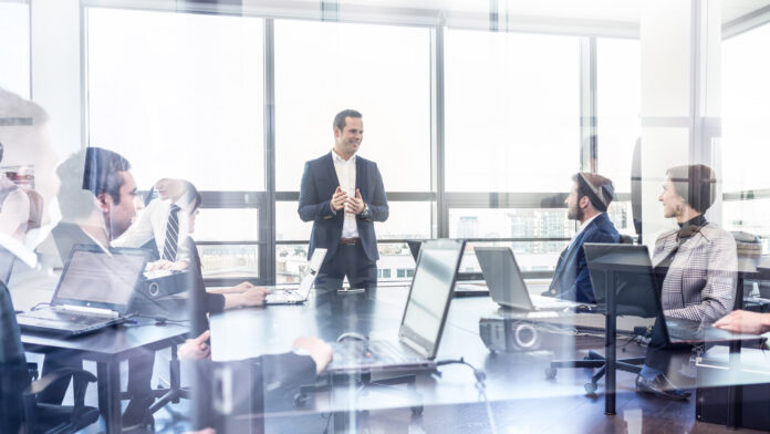 Successful,Team,Leader,And,Business,Owner,Leading,Informal,In-house,Business