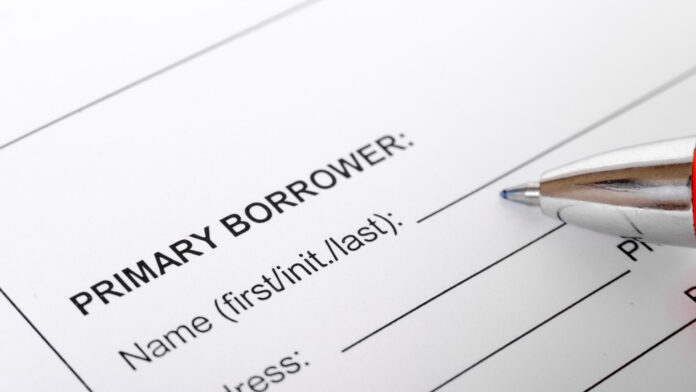 Mortgage,Application,Form,Close,Up,With,Borrower,Information,And,Pen.