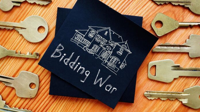 Buying,A,Home,In,A,Bidding,Waris,Shown,On,The