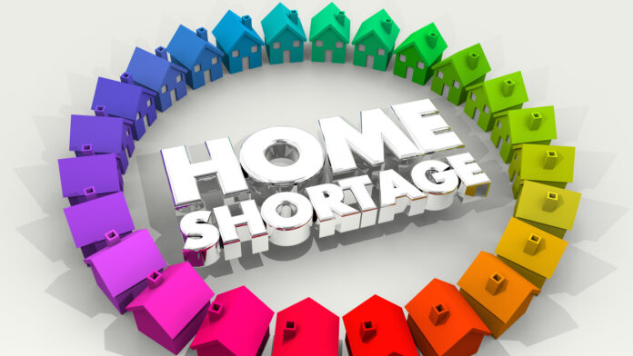 Home,Shortage,Tight,Housing,Market,For,Buyers,3d,Illustration