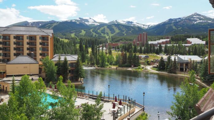 Mountain,View,From,A,Condo,In,Breckenridge,,Colorado.