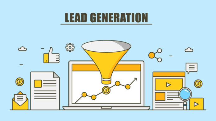 Lead,Generation,,Sales,Funnel,,Marketing,Process,For,Generating,Business,Leads
