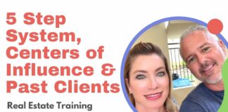 Real Estate Training | 5 Step System, Centers of Influence & Past Clients