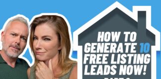 Real Estate Coaching | How To Generate 10 FREE Listing Leads Now! (Part 2)