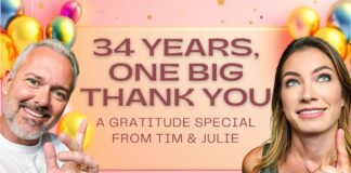 34 Years, One Big Thank You — A Gratitude Special from Tim & Julie